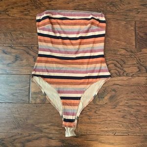 Boutique Suede bodysuit